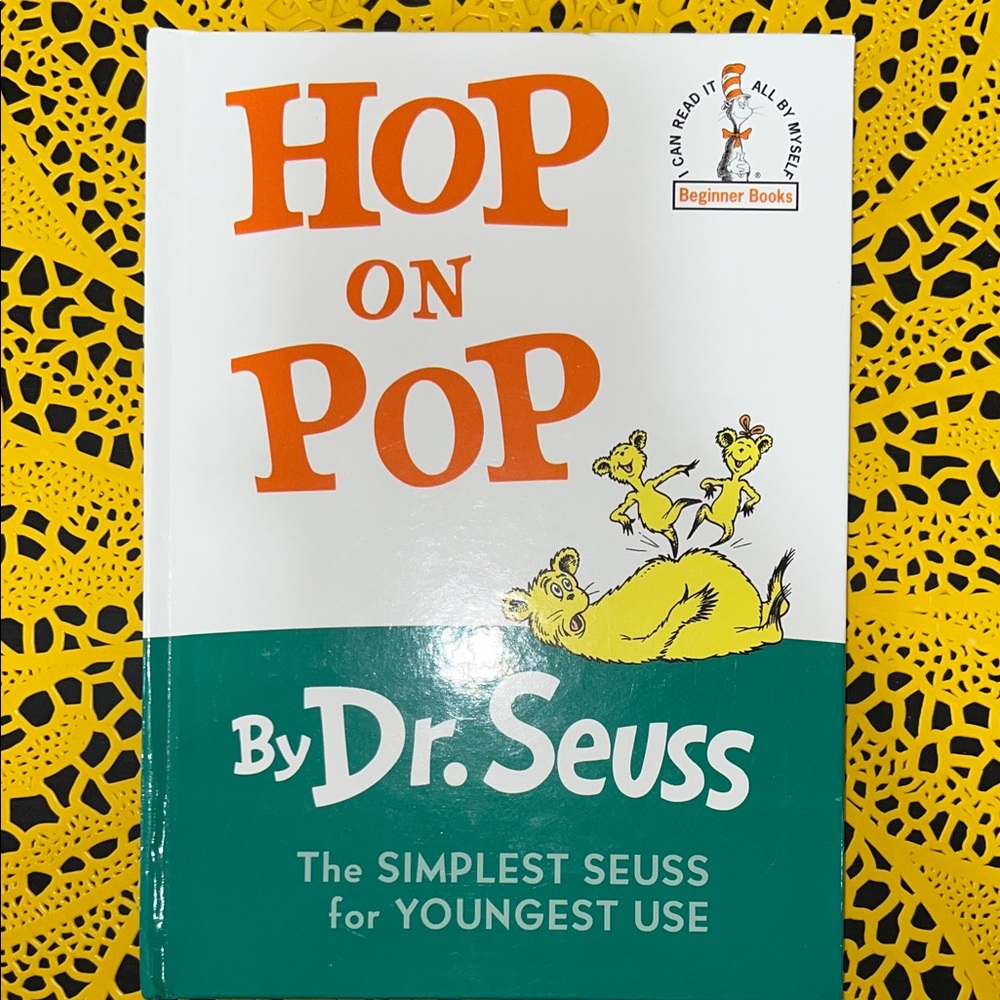 Dr. Seuss Hop on Pop Book - Green and Yellow